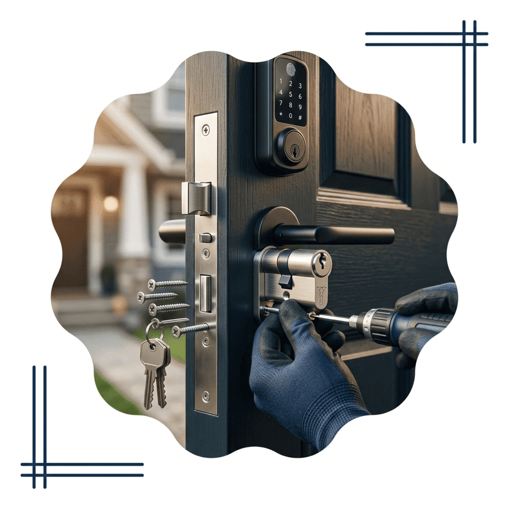 Serrurier MRJ à Forest 4 Spécialiste en serrurerie Forest ouvrant une porte sans endommager la serrure