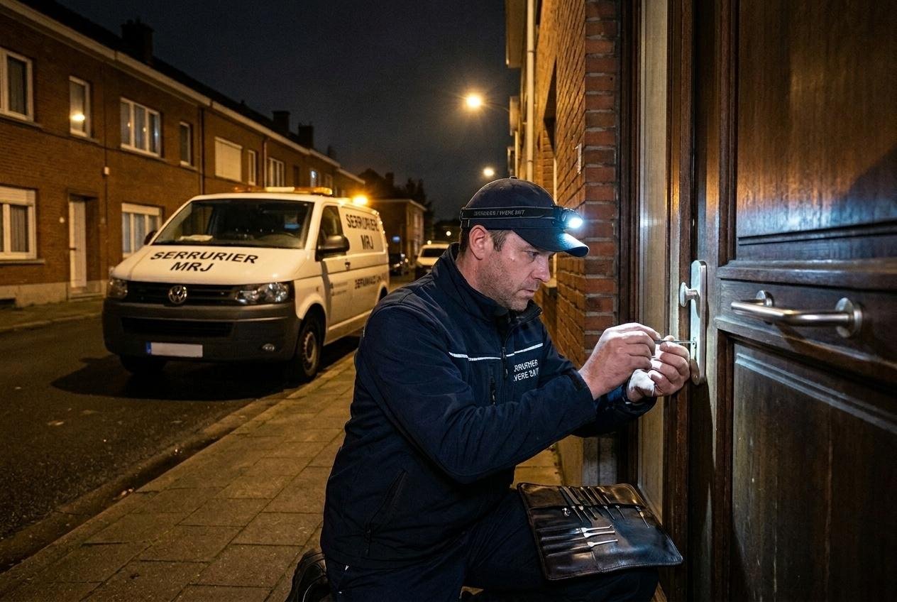 Serrurier Evere MRJ intervenant en urgence 24h/24 pour une ouverture de porte rapide