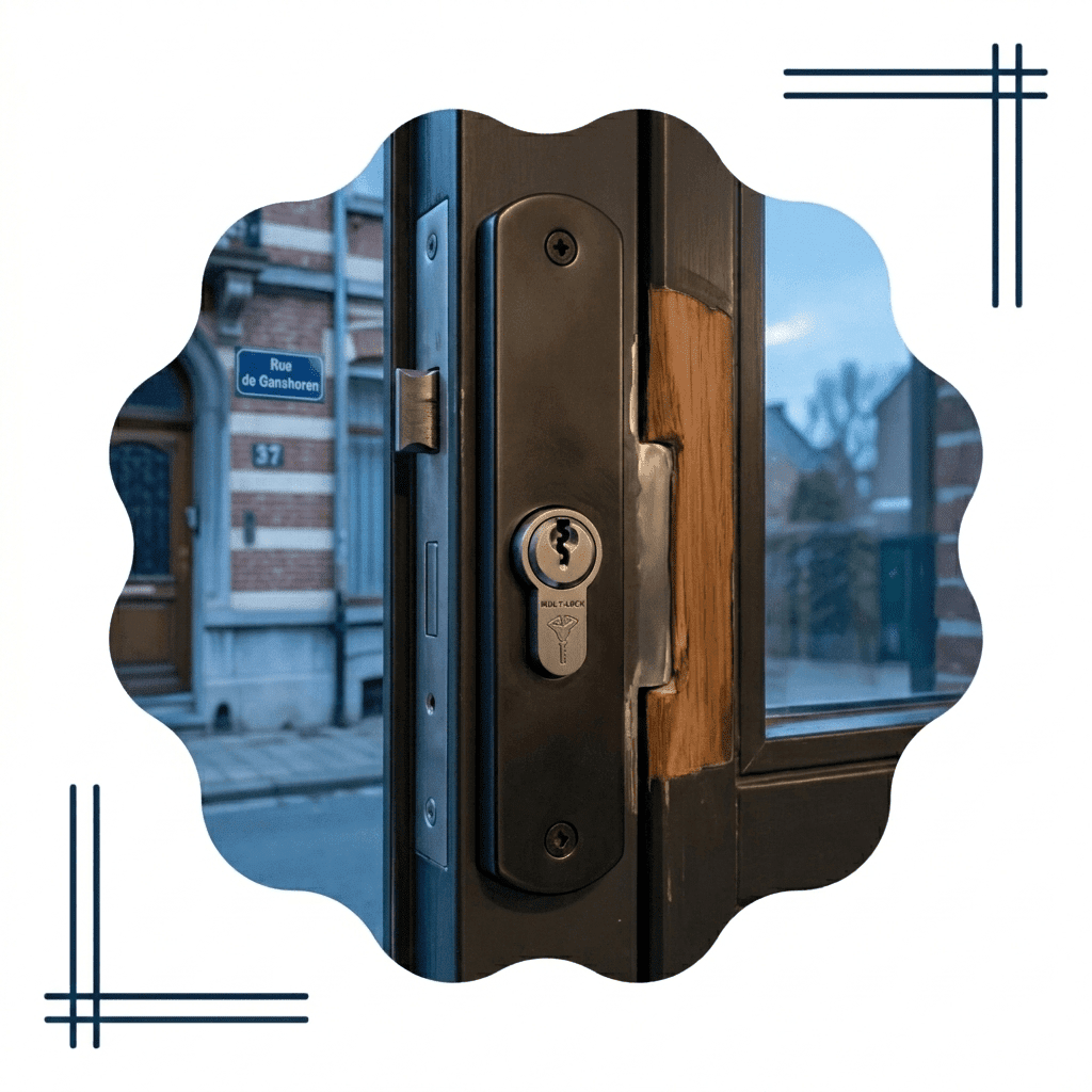 Serrurier Ganshoren securisation apres cambriolage